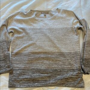 Banana Republic Cream and Brown Gradient Sweater